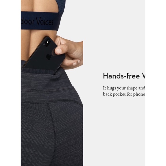 NEW Outdoor Voices TechSweat 7/8 Zoom Leggings, Cloud/Night/Coyote - Picture 7 of 12